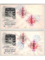 FDC HAITI 1963 Uso pacifico dello spazio, posta aerea
