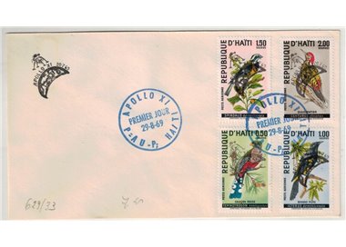 FDC HAITI 1969 Apollo XI