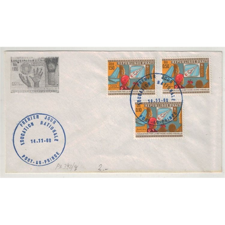 FDC HAITI 1968 Educazione nazionale
