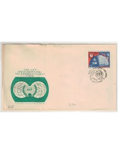 FDC CZECHOSLOVAKIA 1965 Centenary ITU