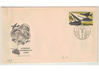 FDC CZECHOSLOVAKIA 1966 Warsaw Pact Armies