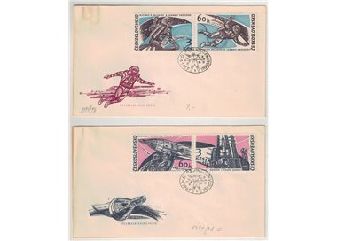 FDC CZECHOSLOVAKIA 1965 Space Flights