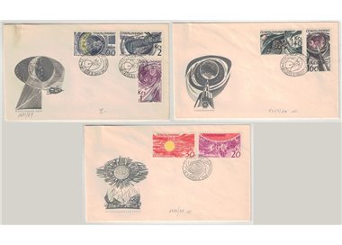 FDC CZECHOSLOVAKIA 1965 Space Exploration