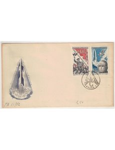 FDC CECOSLOVACCHIA 1961 1° cosmonauta sovietico nello Spazio, Jurij Gagarin
