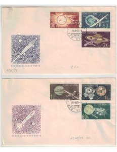 FDC CECOSLOVACCHIA 1963 Esplorazione dello Spazio