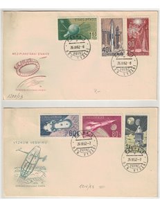FDC CECOSLOVACCHIA 1962 Esplorazione dello Spazio