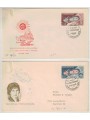 FDC CZECHOSLOVAKIA 1963 Joint flight of spacecraft Wostok 5 and 6