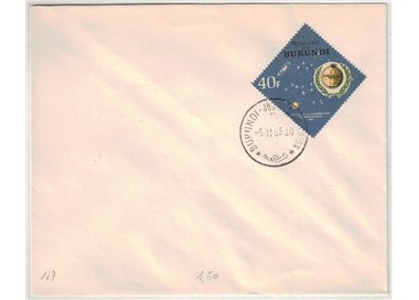 FDC BURUNDI 1965 Anno della cooperazione internazionale