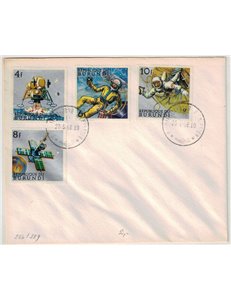 FDC BURUNDI 1968 Programma spaziale