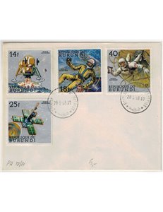 FDC BURUNDI 1968 Space Program, Airmail