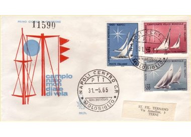 ITALIA 1965 FDC (Venetia) Campionato velico racc (2)