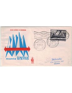 ITALIA 1965 FDC (Venetia) Traforo Monte Bianco ord