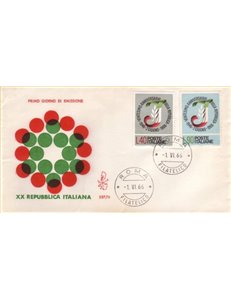 ITALIA 1966 FDC (Venetia) Ventennale Repubblica ord