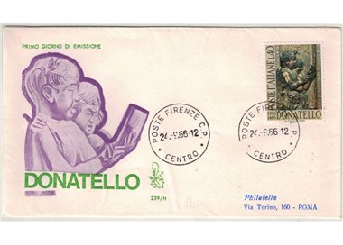 ITALIA 1966 FDC (Venetia) Donatello ord