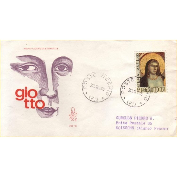 ITALY 1966 FDC (Venetia) Giotto ord