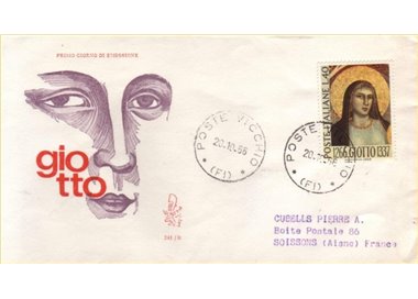 ITALIA 1966 FDC (Venetia) Giotto ord