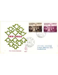 ITALY 1967 FDC (Venetia) Treaties of Rome ord