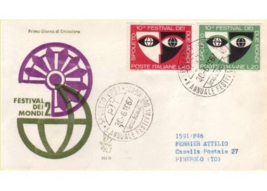ITALY 1967 FDC (Venice) Spoleto Festival ord