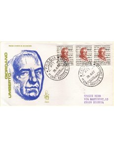 ITALY 1967 FDC (Venetia) Umberto Giordano ord