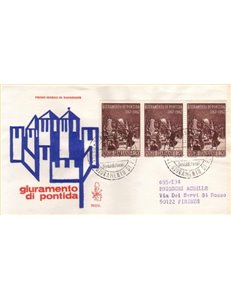 ITALY 1967 FDC (Venice) Pontida Oath ord