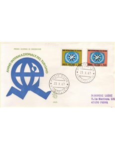 ITALIA 1967 FDC (Venetia) Anno del turismo ord