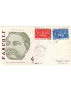 ITALY 1962 FDC (Venice) Giovanni Pascoli
