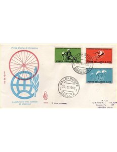 ITALY 1962 FDC (Venice) Cycling