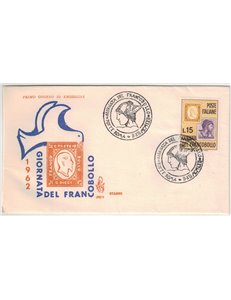 ITALIA 1962 FDC (Venetia) Giornata del francobollo (2)