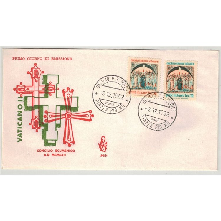 ITALY 1962 FDC (Venice) Ecumenical Council