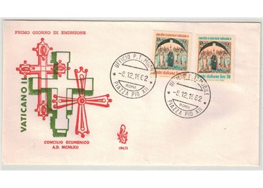 ITALIA 1962 FDC (Venetia) Concilio ecumenico