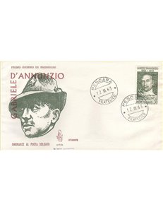 ITALIA 1963 FDC (Venetia) Gabriele D'annunzio