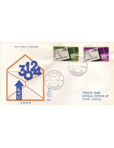 ITALIA 1968 FDC (Venetia) Codice Avviamento Postale ord