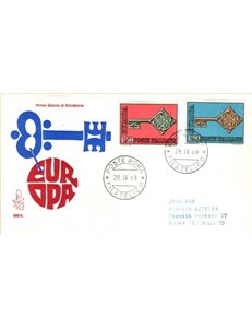 ITALY 1968 FDC (Venetia) Europe Cept ord