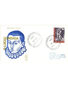 ITALIA 1968 FDC (Venetia) San Luigi Gonzaga ord