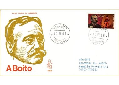 ITALIA 1968 FDC (Venetia) Arrigo Boito ord