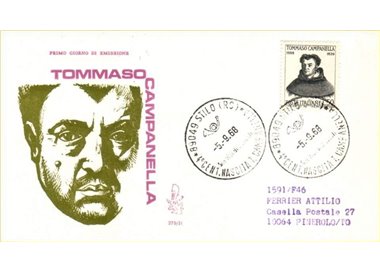 ITALY 1968 FDC (Venice) Tommaso Campanella ord