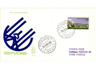 ITALY 1968 FDC (Venice) Fucino ord