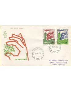 ITALY 1970 FDC (Venice) Nature Conservation Ordinance