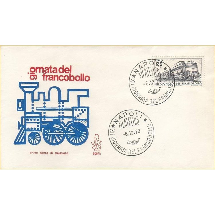 ITALIA 1970 FDC (Venetia) Giornata del francobollo na