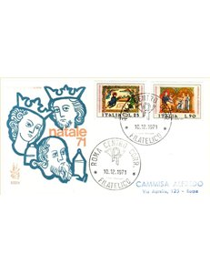 ITALIA 1971 FDC (Venetia) Natale ord rm