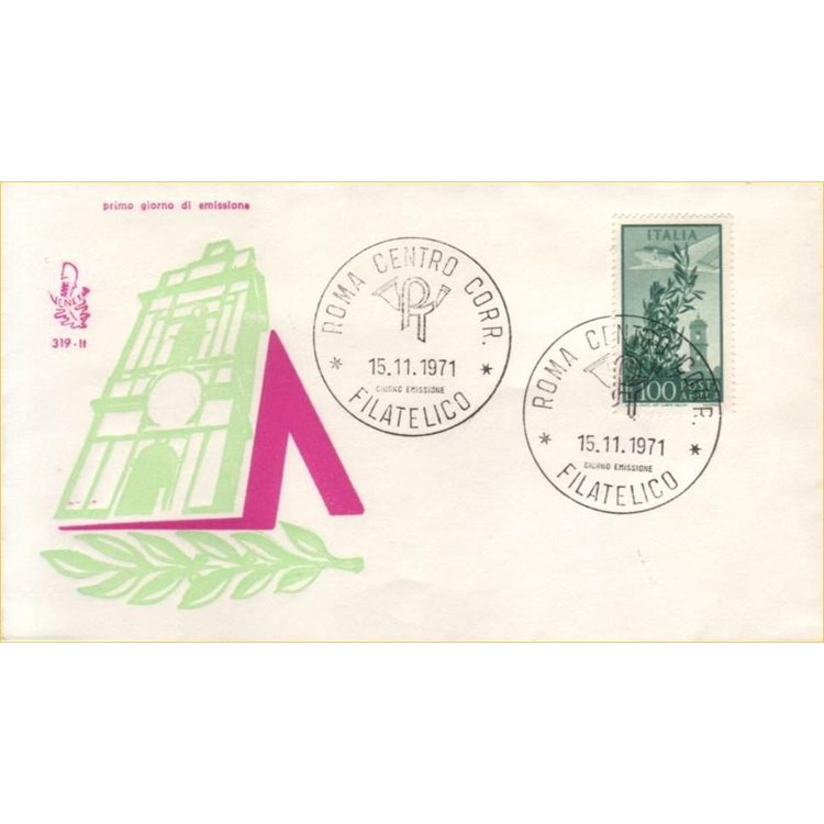 ITALY 1971 FDC (Venice) Capitoline Tower