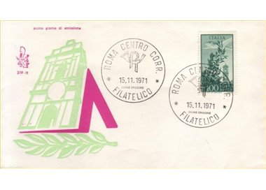 ITALIA 1971 FDC (Venetia) Torre del Campidoglio