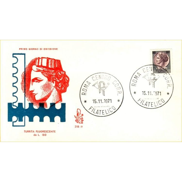 ITALY 1971 FDC (Venice) Syracuse