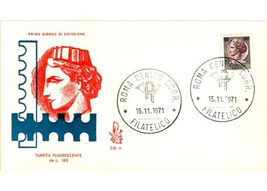 ITALIA 1971 FDC (Venetia) Siracusana