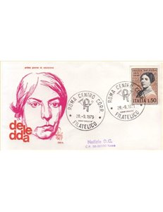ITALIA 1971 FDC (Venetia) Grazia Deledda ord