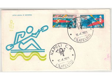 ITALIA 1971 FDC (Venetia) Campionati di canoa
