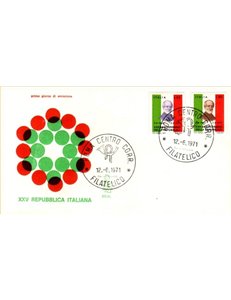 ITALY 1971 FDC (Venice) Anniversary of the Republic