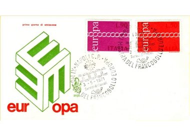 ITALIA 1971 FDC (Venetia) Europa Cept