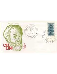 ITALY 1971 FDC (Venice) Benvenuto Cellini rm