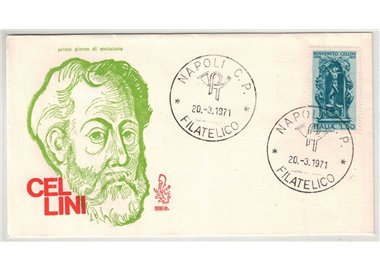 ITALY 1971 FDC (Venice) Benvenuto Cellini na